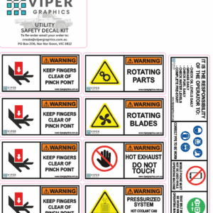 Utility Safety Decal Kit