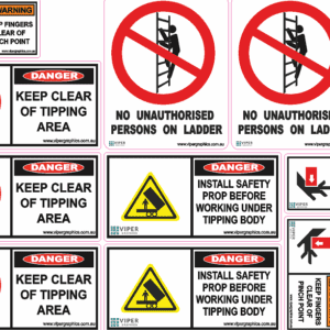 Vacuum (NDD) Truck Safety Decal Kit